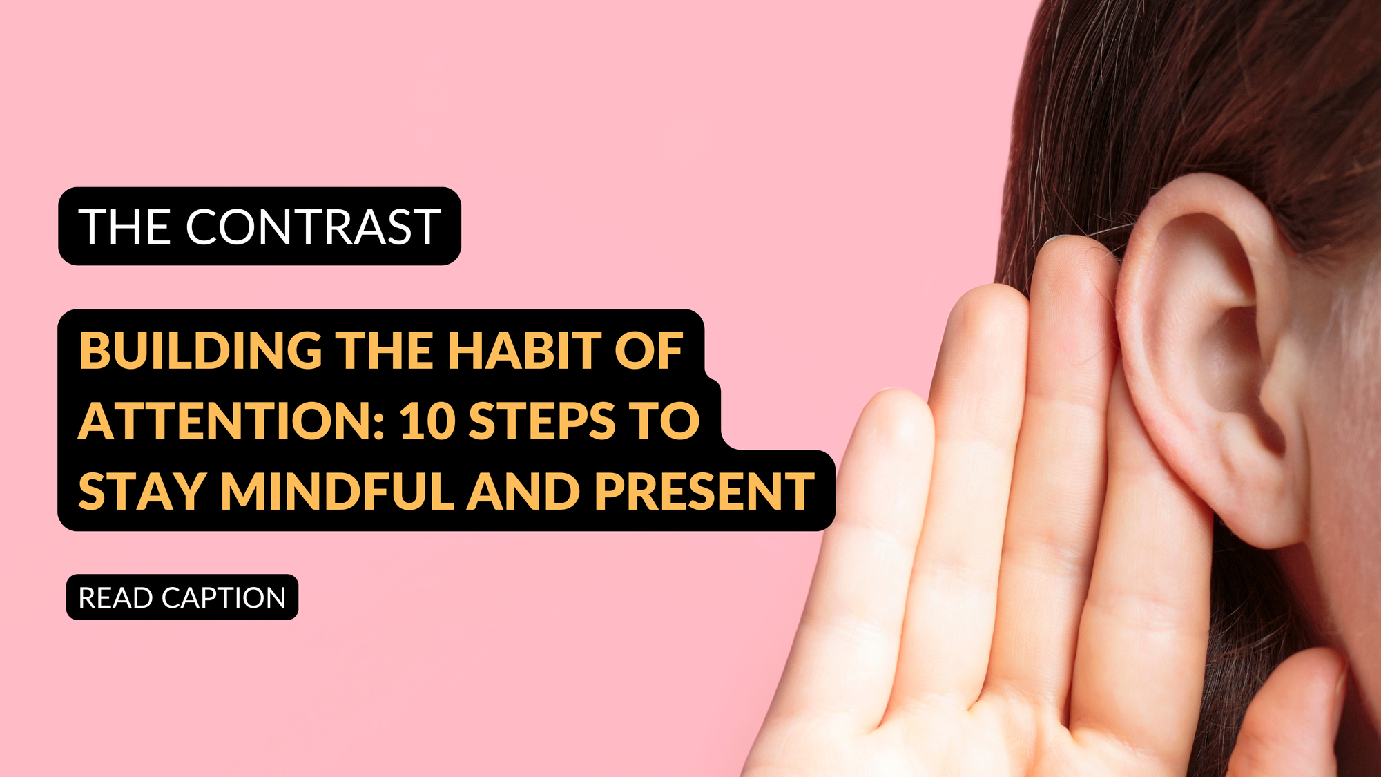 Building the Habit of Attention: 10 Steps to Stay Mindful and Present